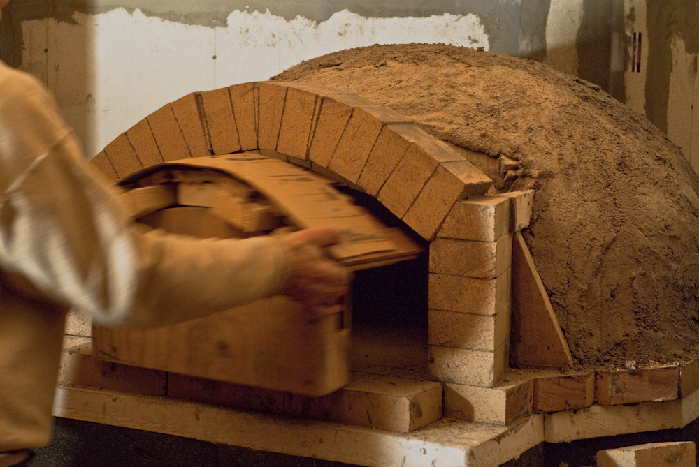 True Brick Ovens Indoor Brick Oven Construction The Throat
