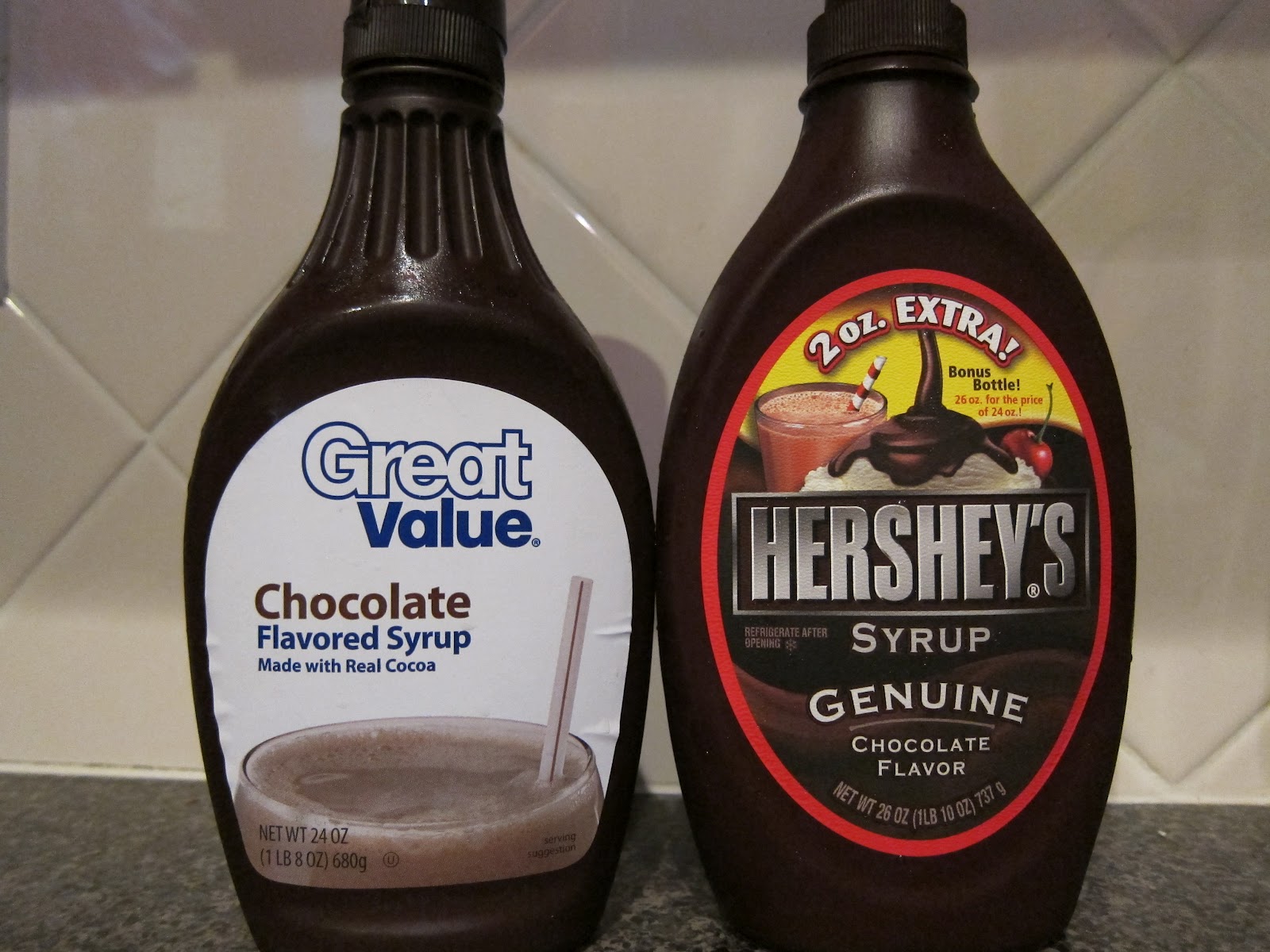 Eating Cheaper Chocolate Syrup
