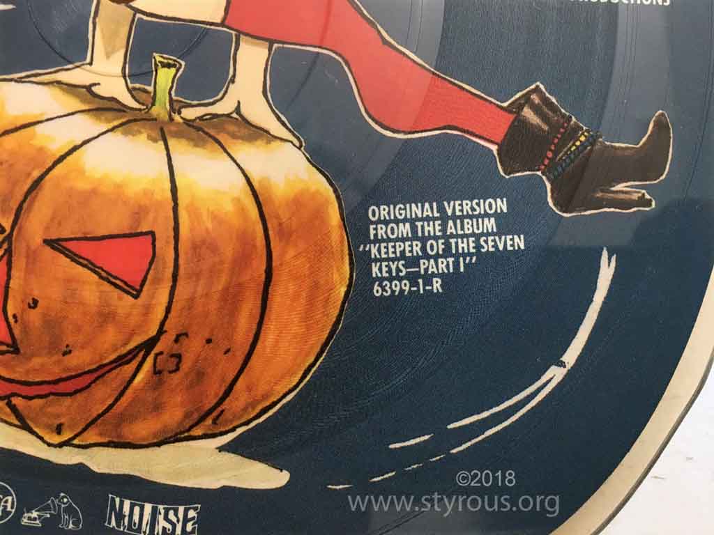 The Styrous Viewfinder Picture Disc 4 Helloween Halloween 45 Rpm