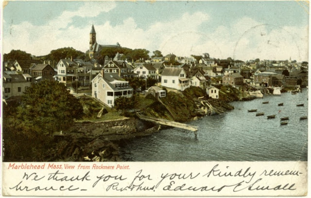 Марблхед — типичный новоанглийский городок  (открытка 1905 года)