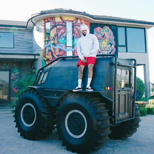 Kanye West Gifts Chris Brown A ₦45 Million Truck (PHOTOS)