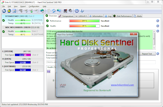 Screenshot Hard Disk Sentinel Pro 5.60.11463 Full Version Screenshot Hard Disk Sentinel Pro 5.60.11463 Full Version