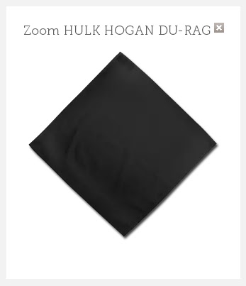 Black bandana as worn by Hulk Hogan in court. PYGEAR.COM Black bandana as worn by Hulk Hogan in court. PYGEAR.COM