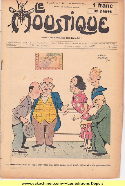 Le Moustique, Marcel Antoine, numéro 48, 1931