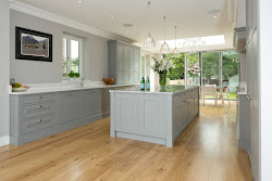 shaker grey kitchen gray cabinets kitchens dark walls cabinet floor traditional open google flooring maple plan wall granite wooden worktop