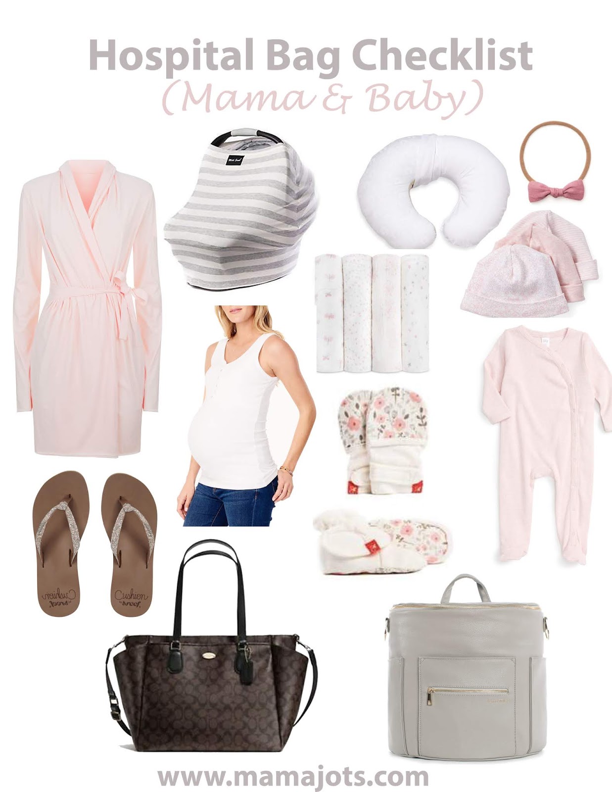 Mama Jots Hospital Bag Checklist Baby