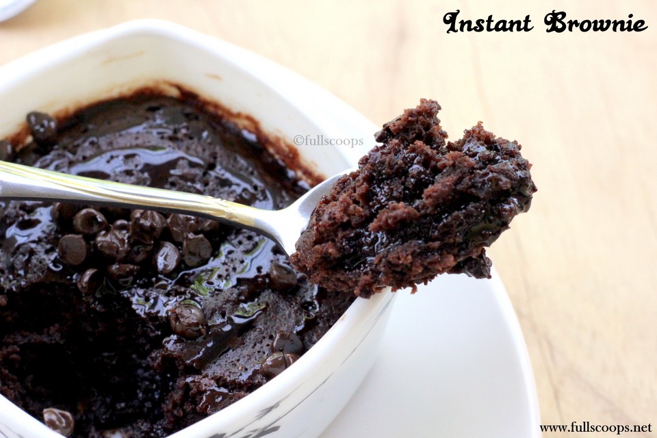 Instant Microwave Brownie eggless Full Scoops A Food Blog With instant-microwave-brownie-eggless-full-scoops-a-food-blog-with