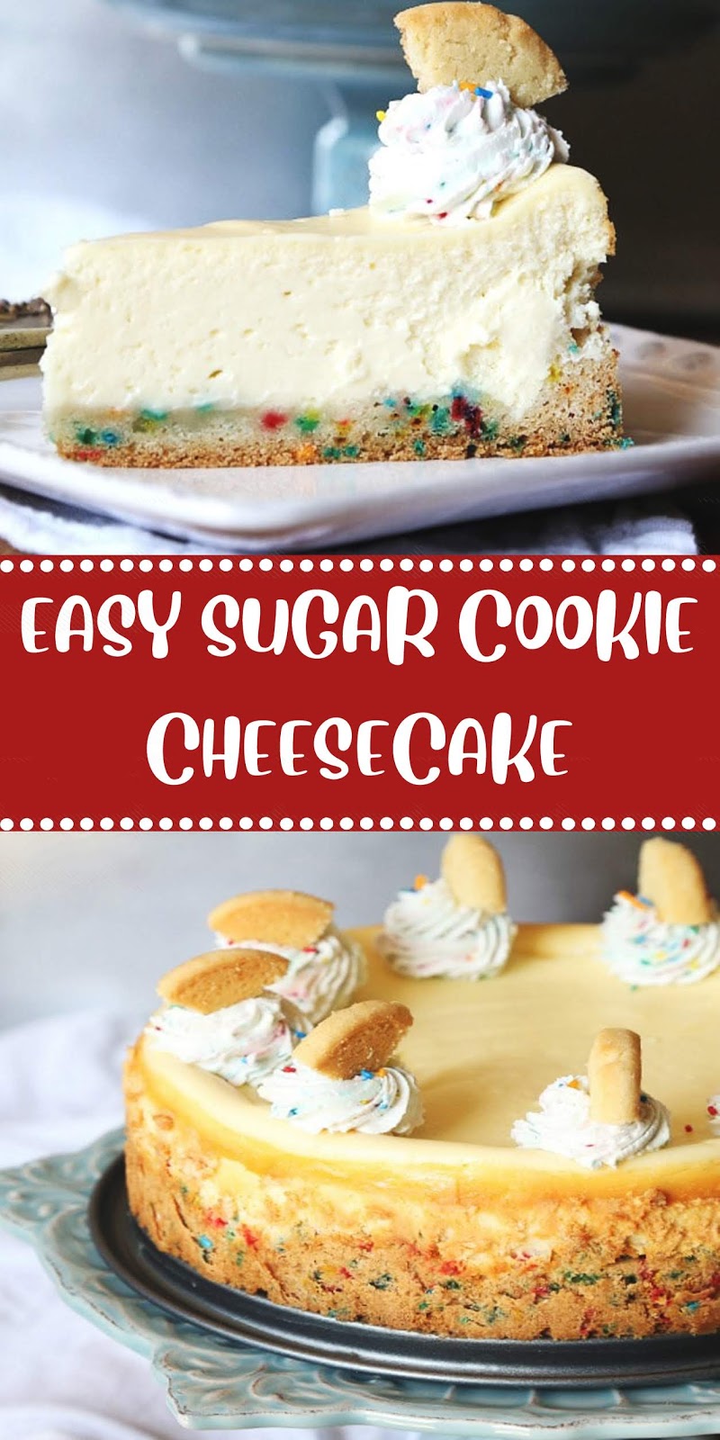 EASY SUGAR COOKIE CHEESECAKE Jolly Lotus