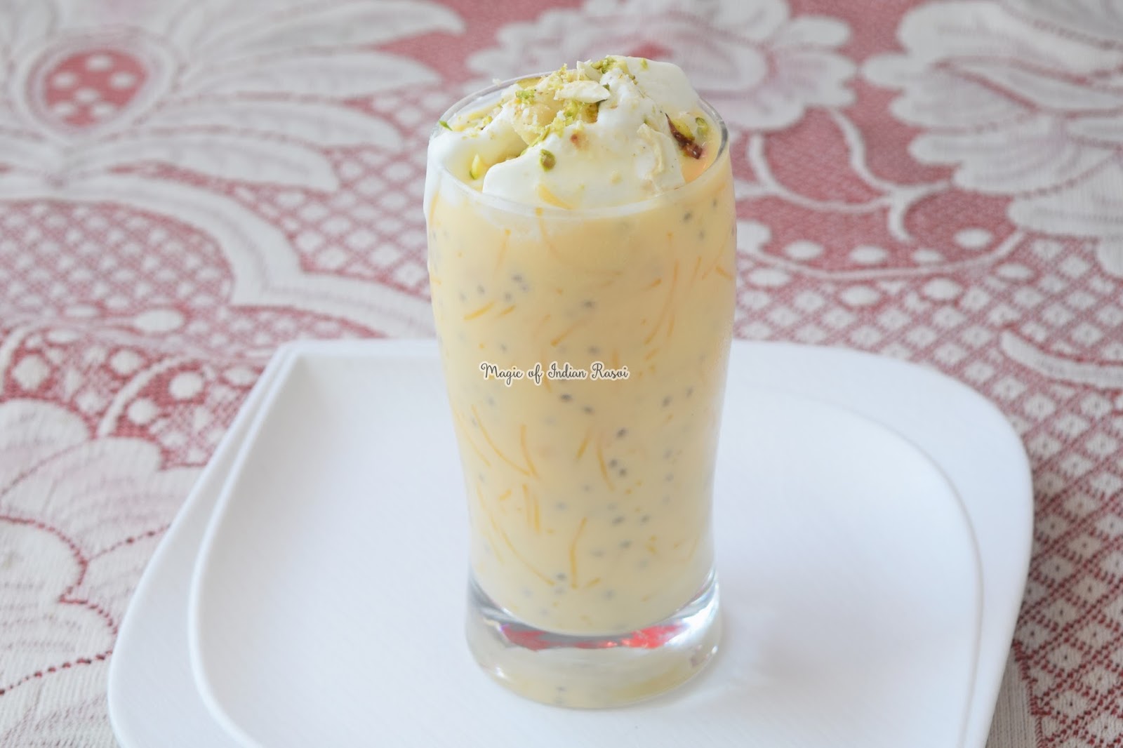 Instant Falooda Mix - Mango Falooda Mix Recipe | Magic of Indian Rasoi