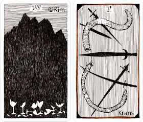 The Wild Unknown Tarot Eight of Cups Five of Swords Kim Krans daily draw blog blogger 