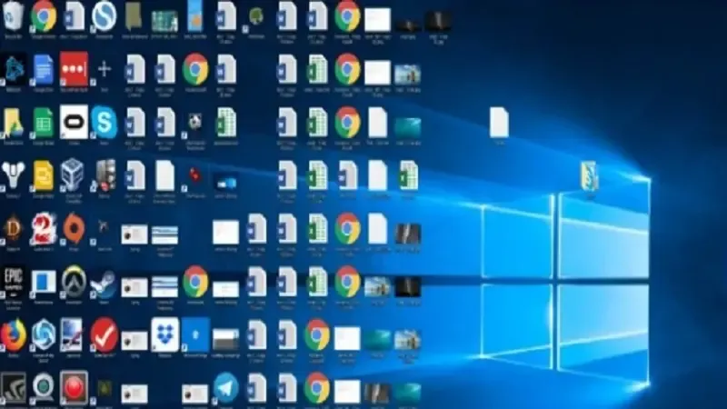 كيفية تنظيم سطح مكتب Windows الفوضوي (واحتفظ به بهذه الطريقة)