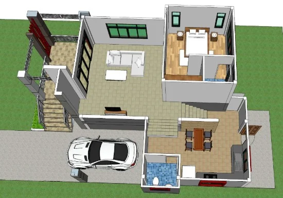 11 Desain rumah modern 2020 dengan split level