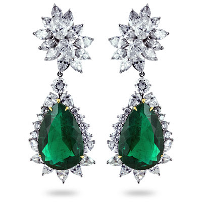 Beautiful Diamond Long Earring ~ Fashion World Design