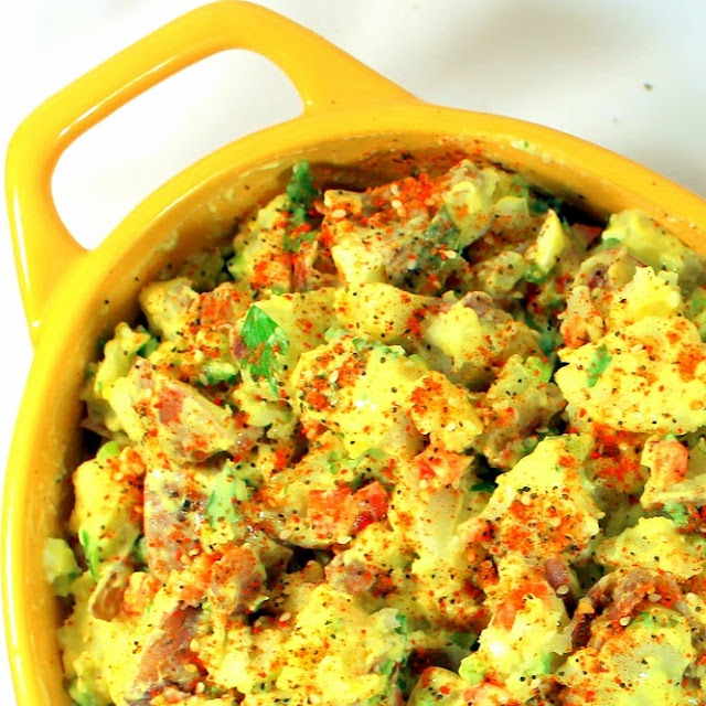 52 Ways to Cook Sweet/Heat Pickled Potato Salad Church PotLuck Side Dish