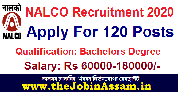 NALCO Recruitment 2020: Apply Online For 120 Graduate Engineer Trainee Posts