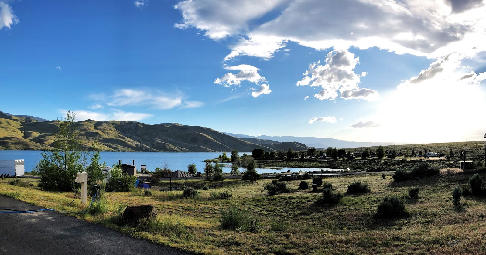 Down the Road Arriving in Mackay, Idaho