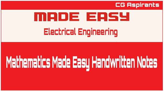 Mathematics Made Easy Handwritten Notes