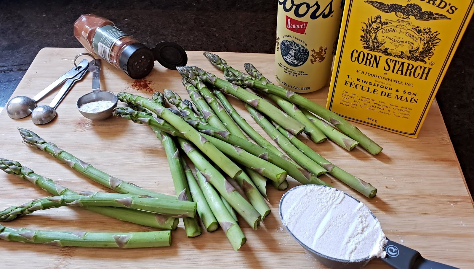 Susan's SavourIt! Beer Battered Asparagus and Grilled Asparagus with