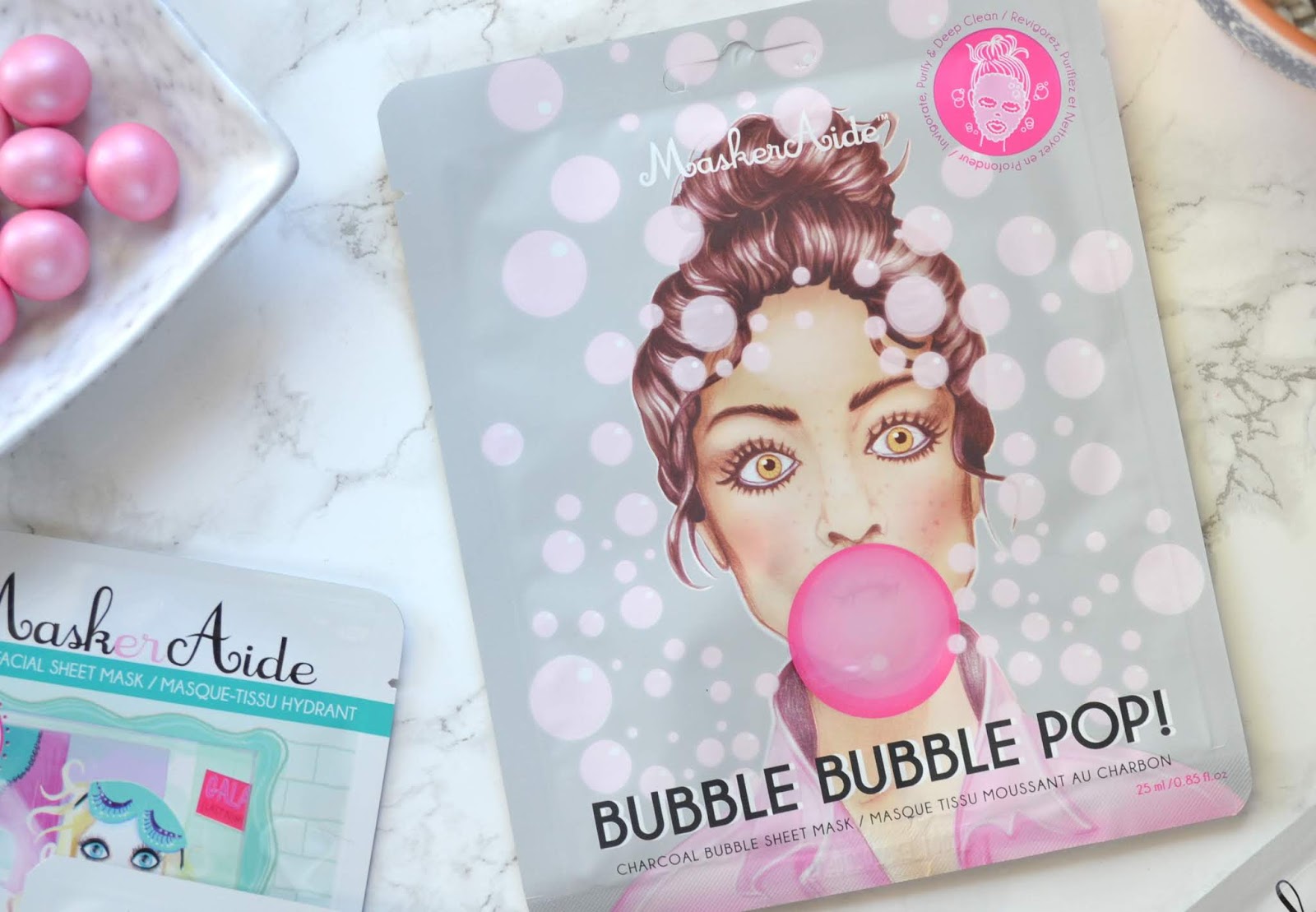 SKINCARE MaskerAide Bubble Bubble Pop Charcoal Bubble Sheet Mask