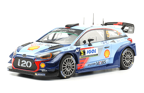 les plus grandes voitures de rallye 1:18 Hyundai i20 Coupé WRC 2017 T. Neuville