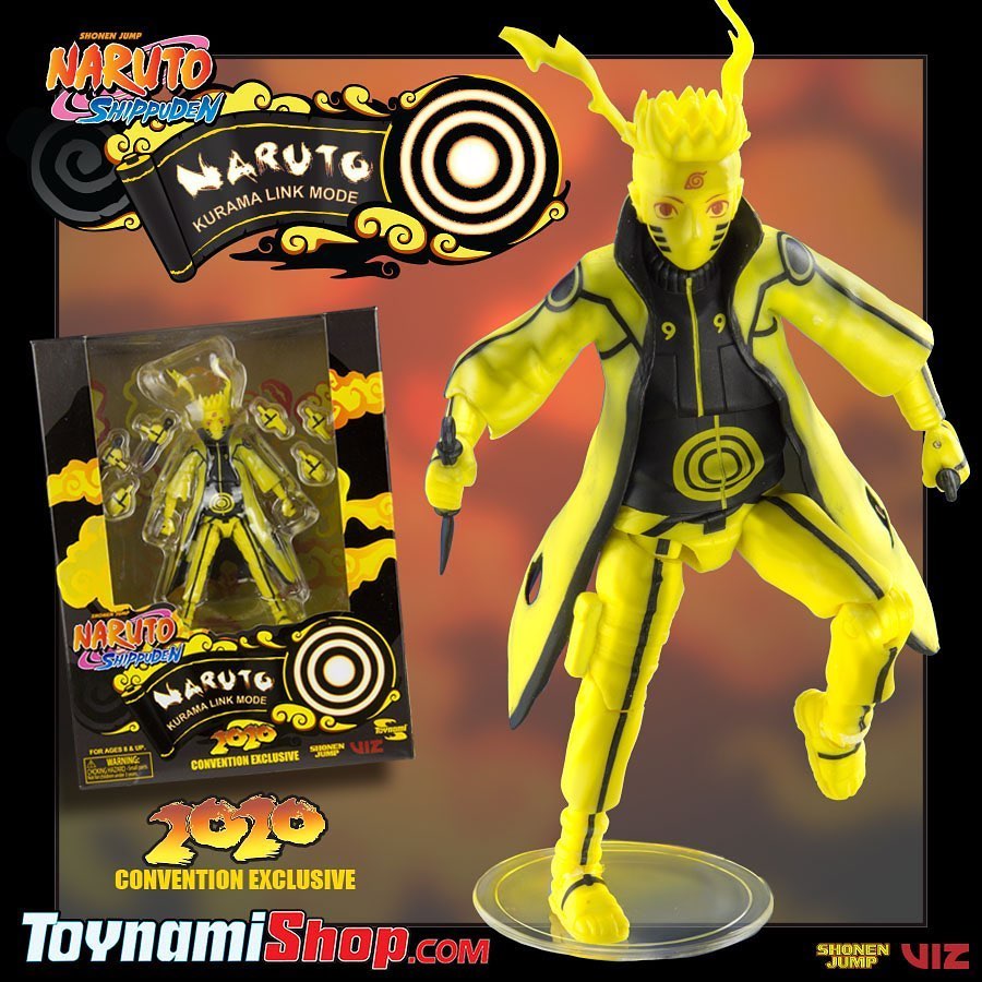 Kurama Link Mode 4” Action Figure by Toynami LE 1000 2020 SDCC Exclusive Naruto 