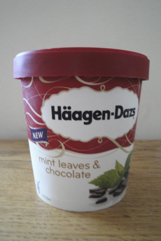 Grocery Gems HäagenDazs Mint Leaves & Chocolate Ice Cream