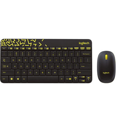 Bàn phím chuột Logitech không dây MK240 Black