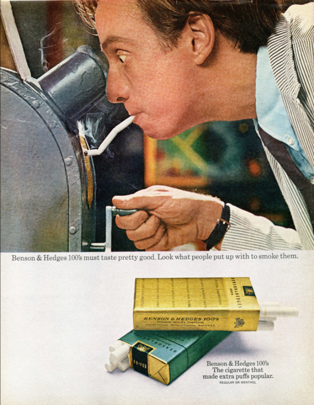 30 Funny Vintage Tobacco Ads by Benson & Hedges From Between the Late