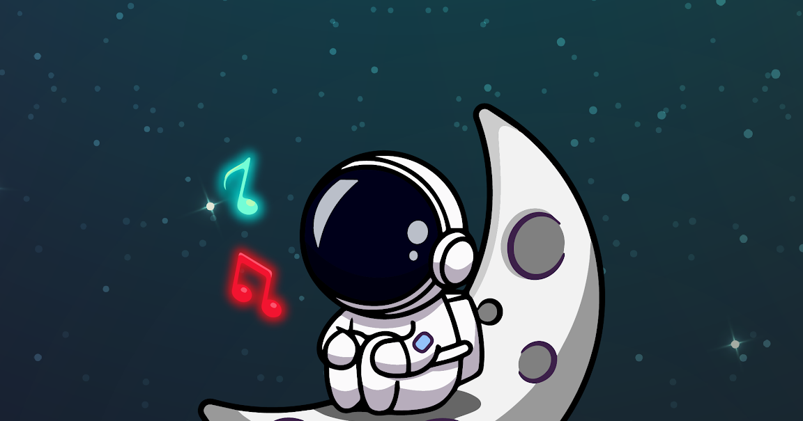 Phone background HD - Little Astronaut