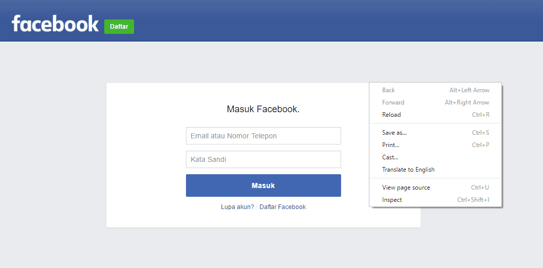 Cara Hack Facebook Dengan Menyimpan Kata Sandi Di Browser 2022 - Cara1001