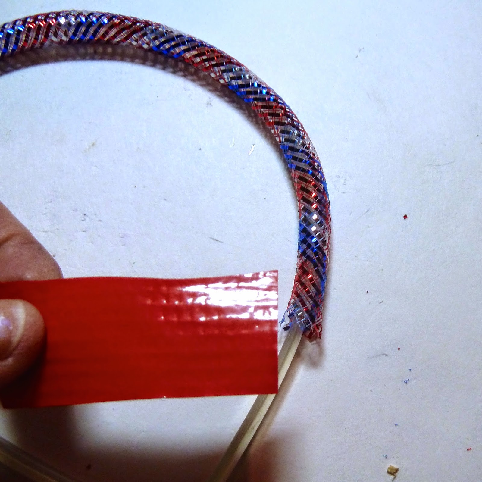 Make it easy crafts Patriotic antenna hairband tutorial