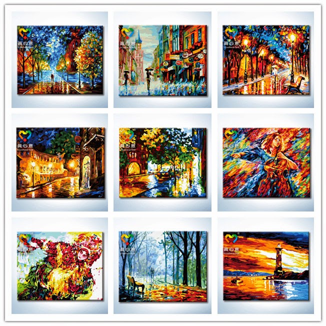 diy arts and crafts Paint by Numbers Instructions