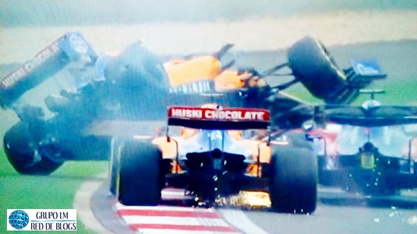 ACCIDENTE DE CARLOS SAINZ (MCLAREN) ACCIDENTE DE CARLOS SAINZ (MCLAREN)