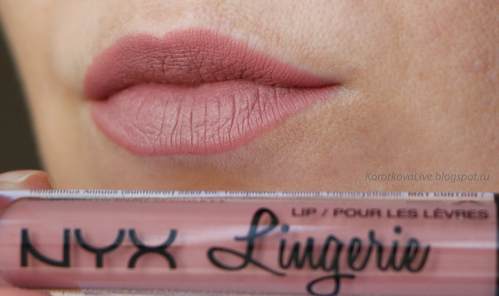 NYX / Lingerie / liquid Lipstick / 08 Bedtime Flirt.