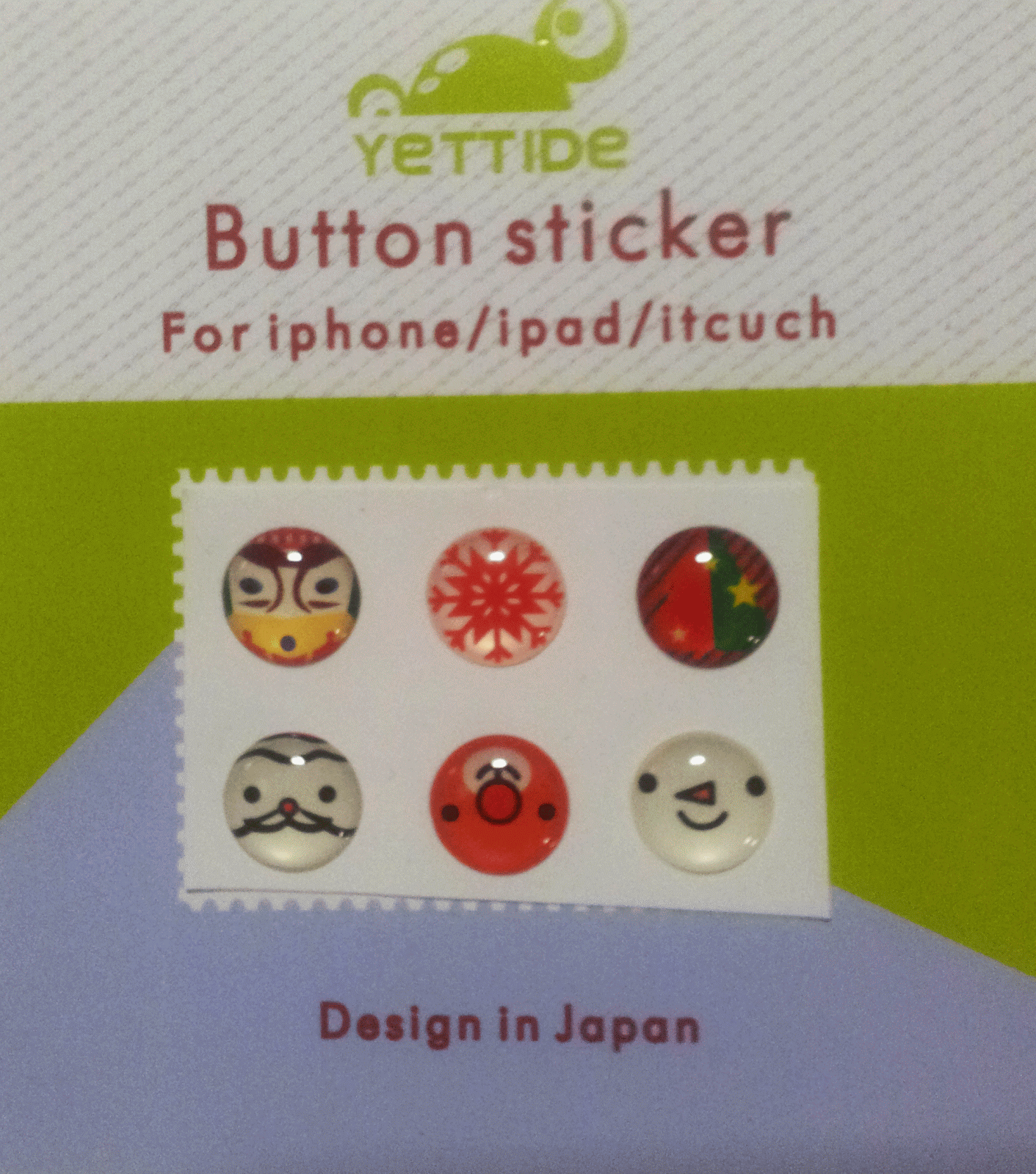 Simplessss Button Sticker for Iphone