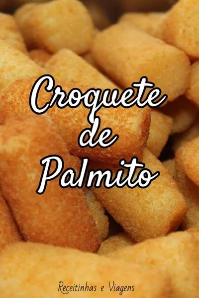 Receita de croquete de palmito