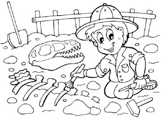 Fossil coloring pages | Coloring Pages