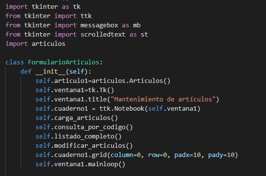 Ligth Knight: CRUD MySQL en Python con interfaz gráfica