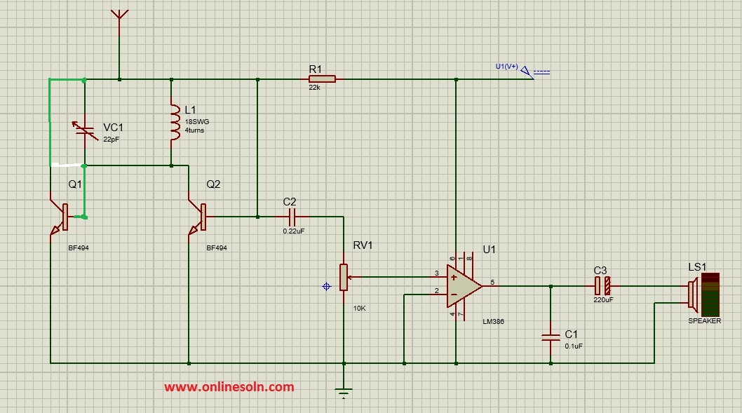 Fm receiver circuit | radio receiver circuit
