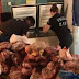 Polícia Civil investiga saque de 20 toneladas de carne após acidente com caminhão 