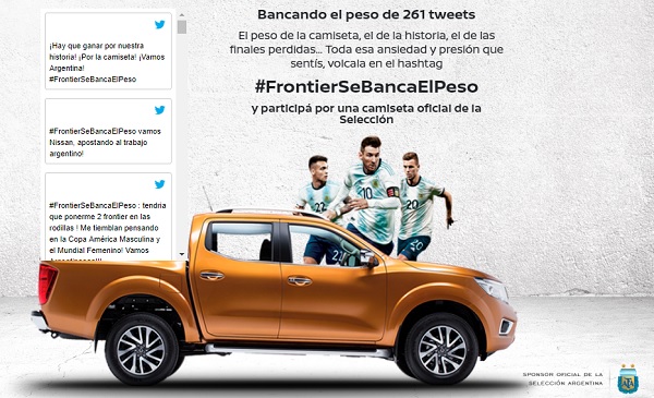 Copa América Nissan Frontier