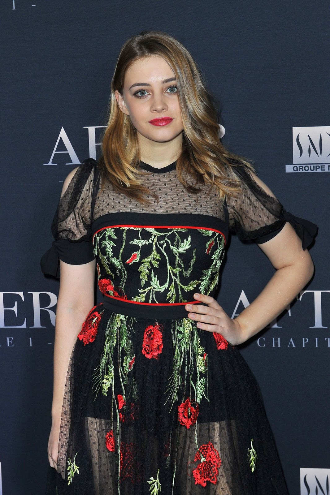 Josephine Langford After Screening In Paris