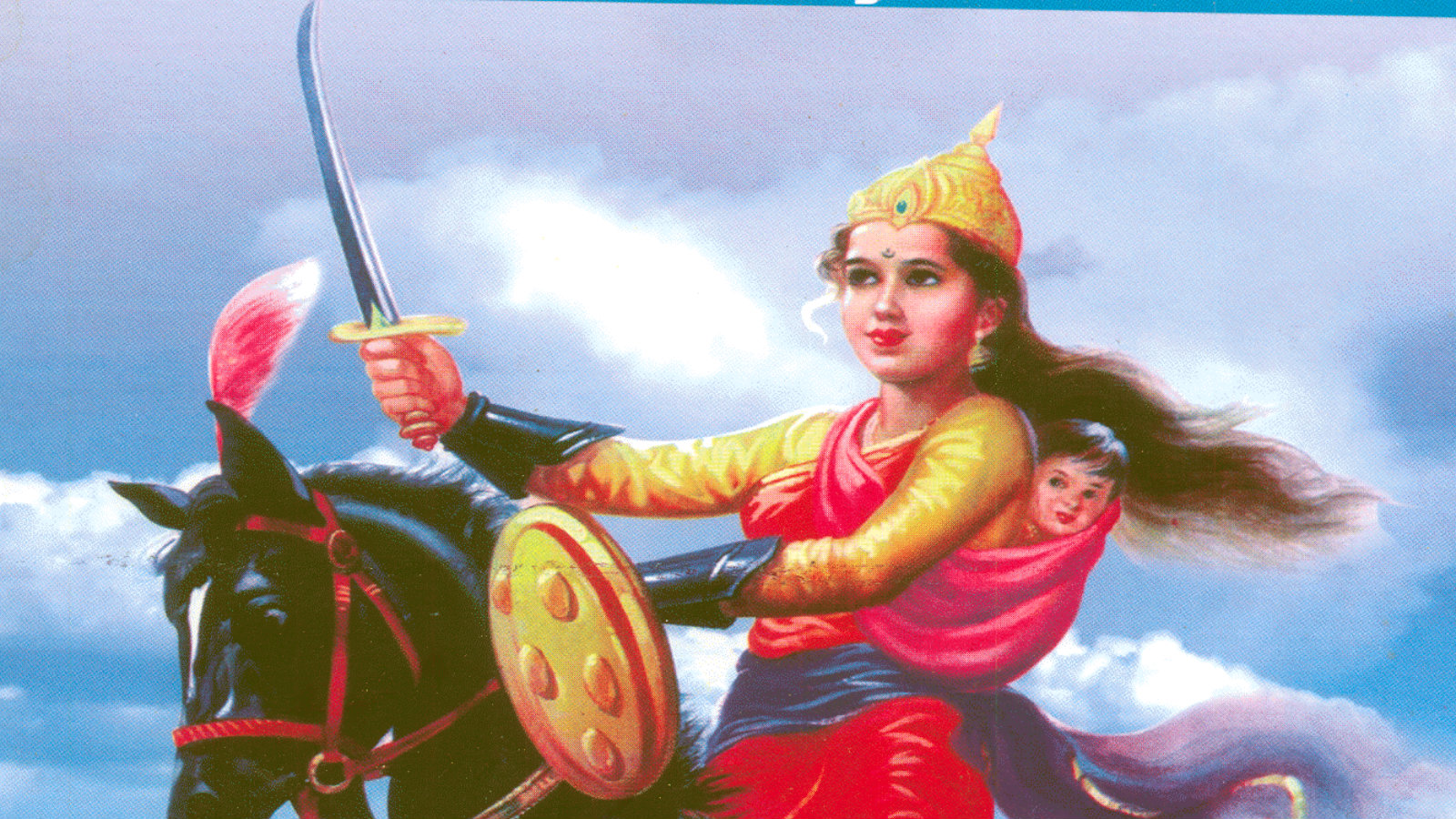 Rani Indian Jhansi Lakshmibai Queen Queens Maratha Ruled State Manikarnika ...