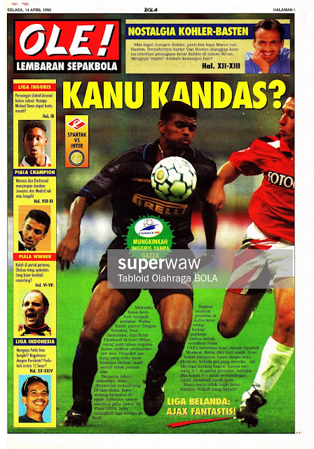 SPARTAK MOSKOW VS INTER MILAN NWANKWO KANU SPARTAK MOSKOW VS INTER MILAN NWANKWO KANU