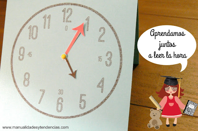 Cómo hacer un reloj para aprender a leer la hora