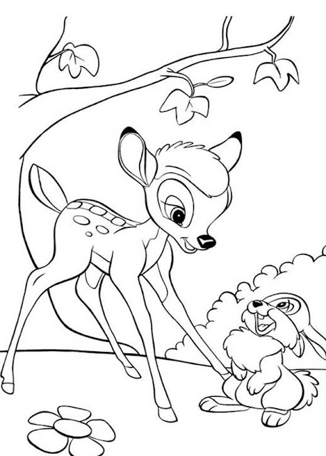 Bambi's Best Free Instant Printable Bambi Coloring Pages for Kids