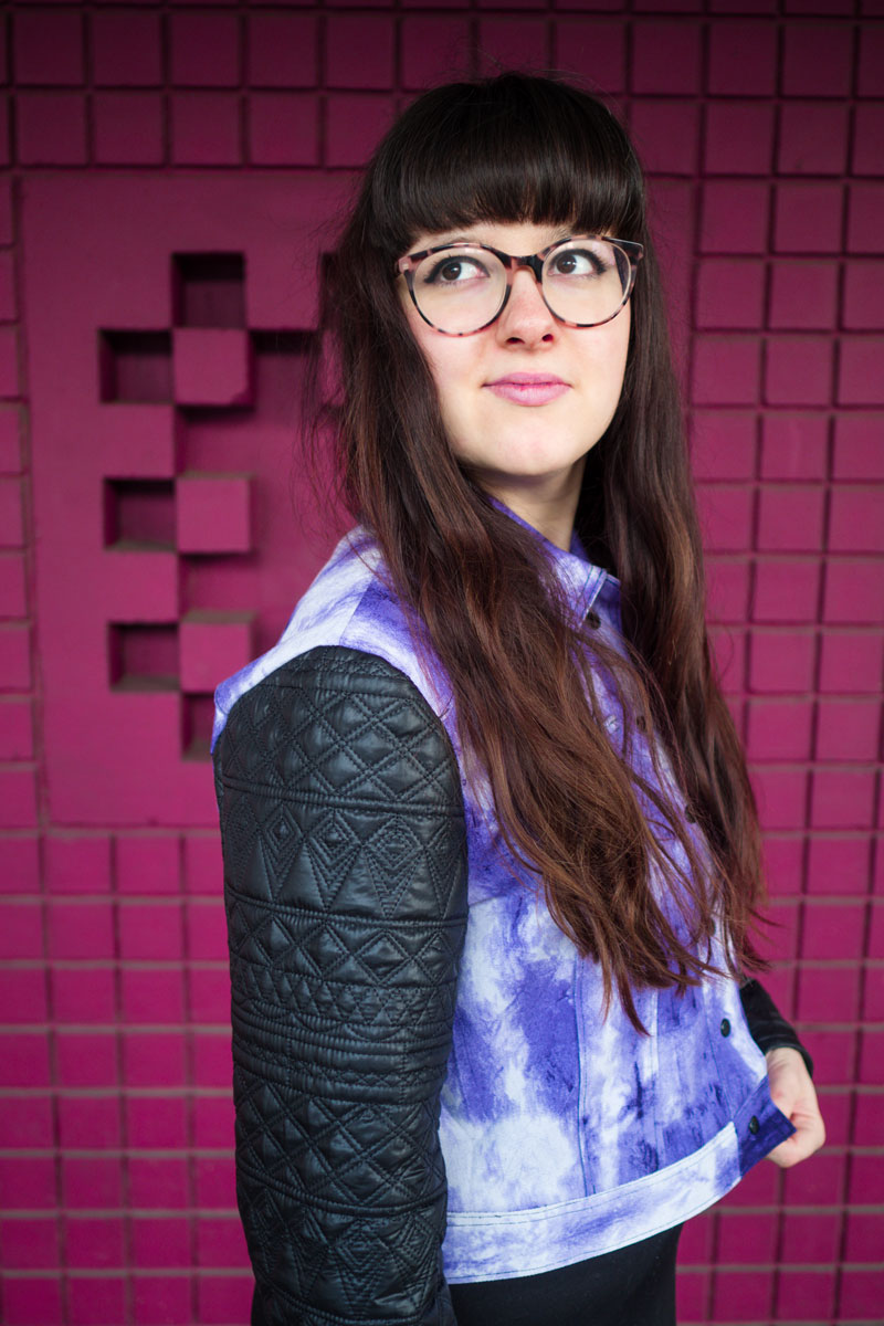 KuneCoco • #naehdirwas • Ultra Violet YAY or NAY Selbstgenähte Jeansjacke #naehdirwas