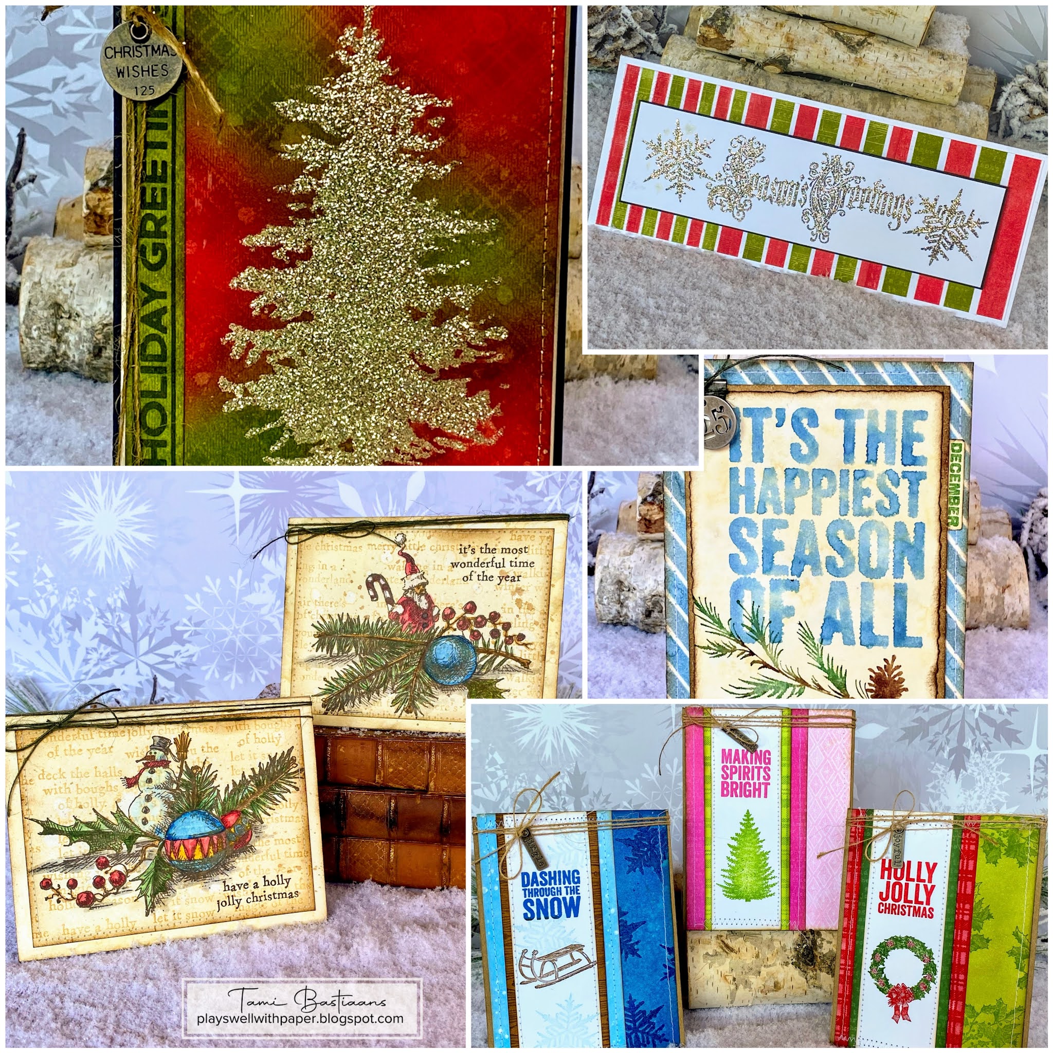 Plays Well With Paper Tim Holtz Stampers Anonymous Christmas Release