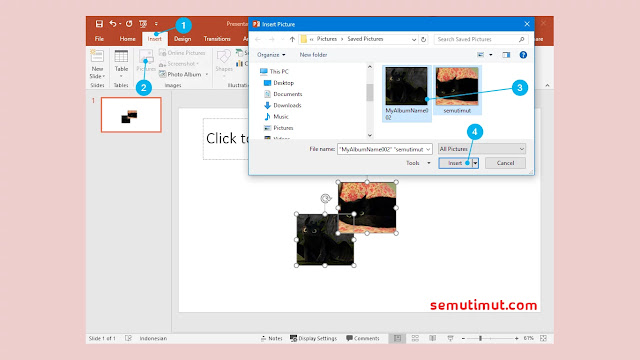Cara Memasukan Gambar Pada Slide Presentasi PowerPoint