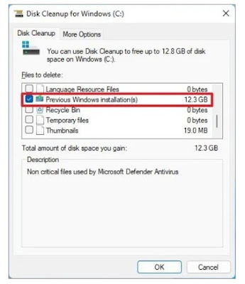 Cara Hapus Windows Old di Windows 11